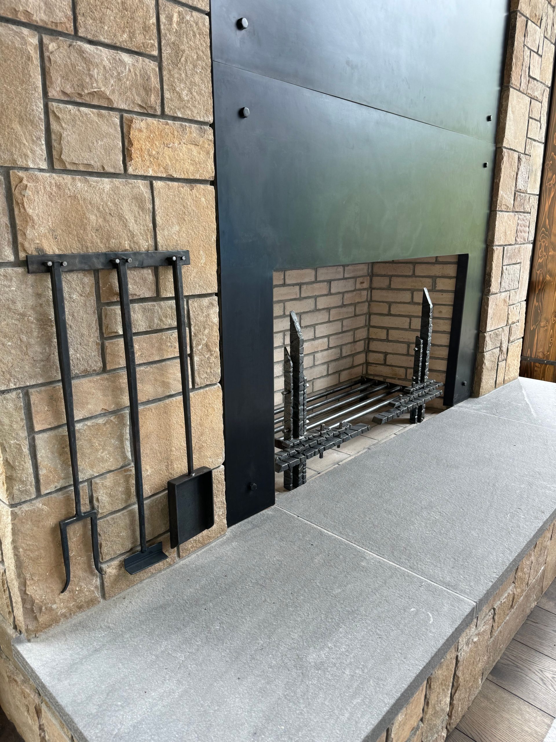 Skyforge fireplace 3 scaled - Sky Forge Metalworks